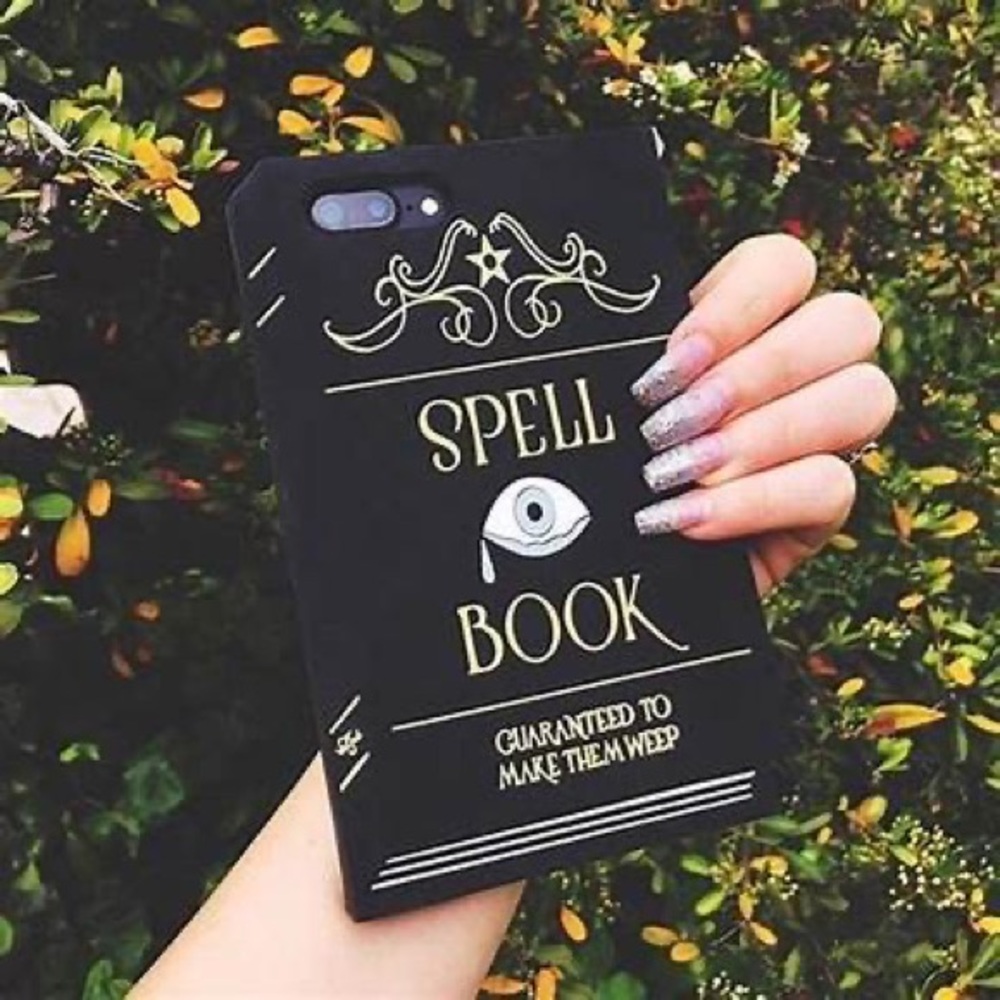 Calder Spell Book 3D silicone phone case for iPhone X